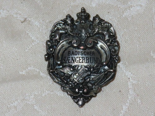 Brooch badischer sängerbund - brooch,